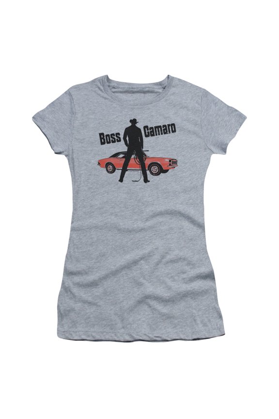 Chevrolet - Boss - Juniors Teen Girls Cap Sleeve Shirt - Small