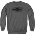 thumbnail image 1 of Chevrolet - Bowtie Burnout - Crewneck Sweatshirt - Medium, 1 of 2