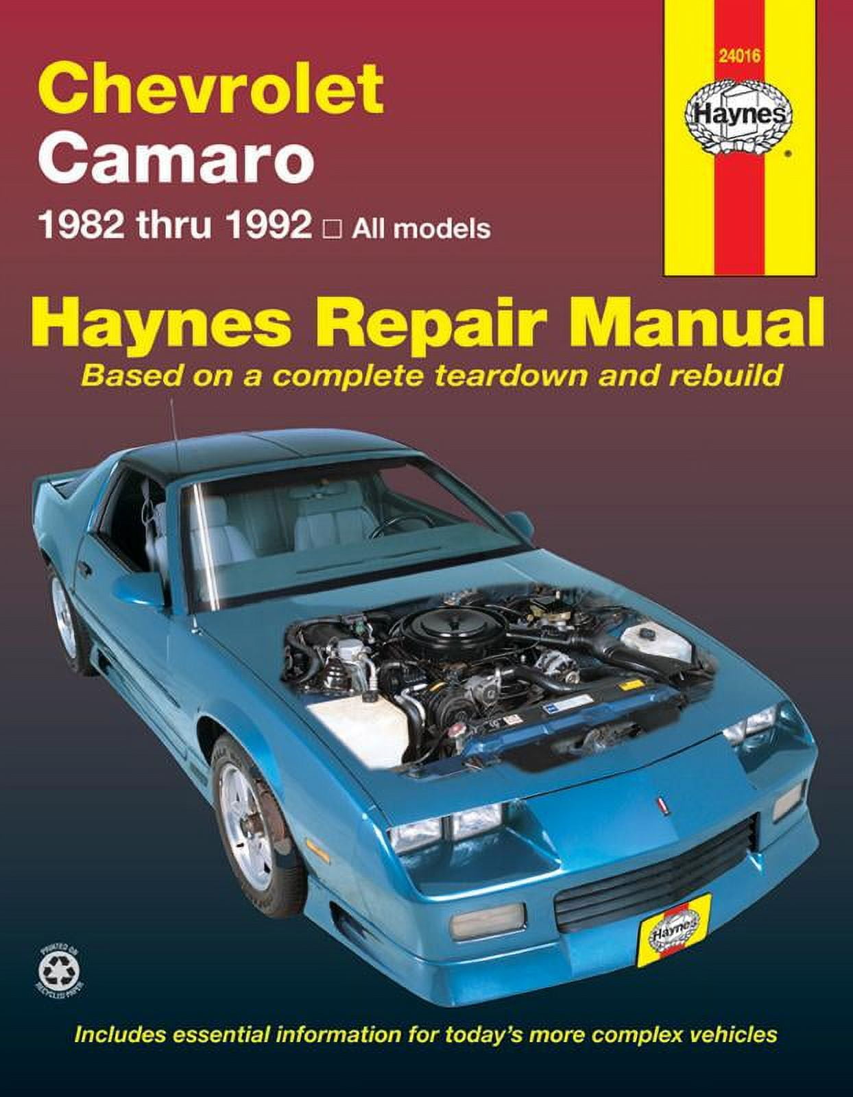 Chevrolet Camaro Repair Manual