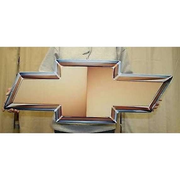 Chevrolet Camaro Bowtie Metal Wall Sign 32" x 12"