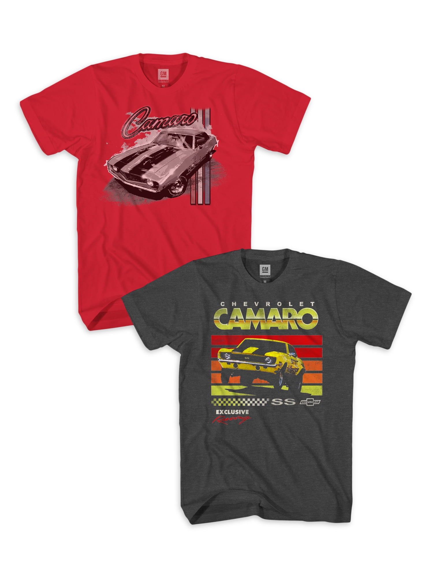 Chevrolet Camaro Boys Chevy Racing Stripe Graphic T-Shirt, 2-Pack ...