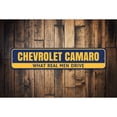 thumbnail image 1 of Chevrolet Camaro Novelty Decor, Metal Wall Sign - 4x18 Inches, 1 of 4