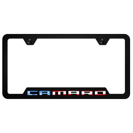 Chevrolet Camaro Polycarbonate Notched License Plate Frame Official Licensed