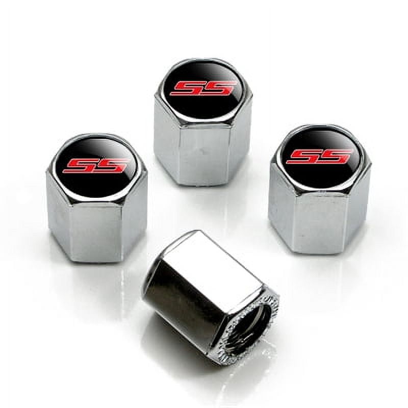 Chevrolet Camaro SS Chrome Tire Stem Valve Caps