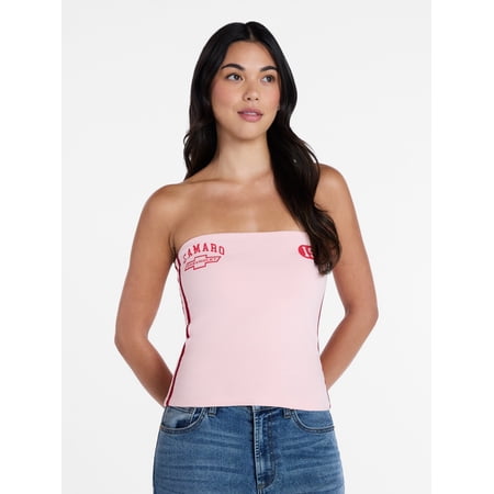 Chevrolet Camaro Women’s Graphic Print Tube Top, Sizes XXS–XXL