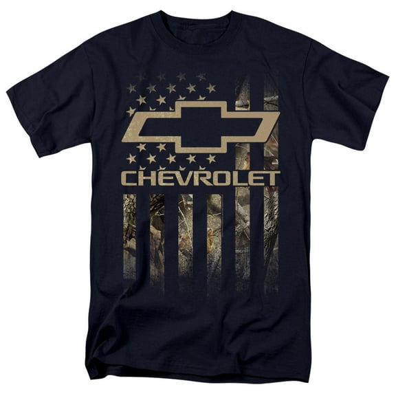Chevrolet - Camo Flag - Short Sleeve Shirt - Small