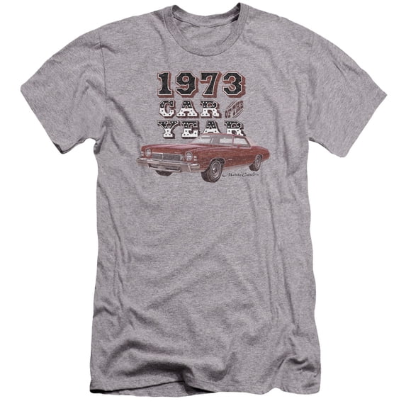 Chevrolet Car Of The Year Premium Canvas Adult Slim Fit 30/1 T-Shirt Athletic Heather