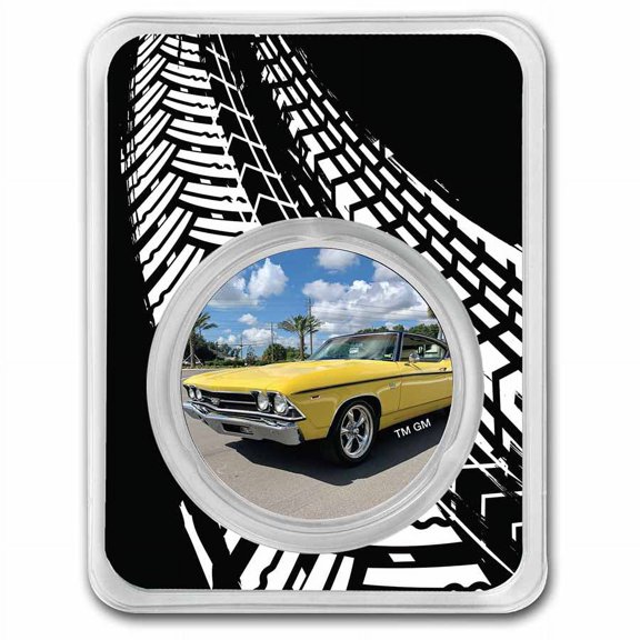 Chevrolet Chevelle 1 oz Colorized Silver (in TEP)