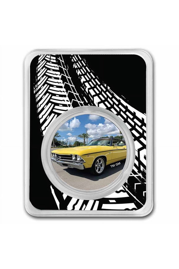 Chevrolet Chevelle 1 oz Colorized Silver (in TEP)