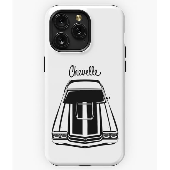 Chevrolet Chevelle SS 1970 Black G109 Phone Case for iPhone17 16 15 14 13 12 11 Pro Max