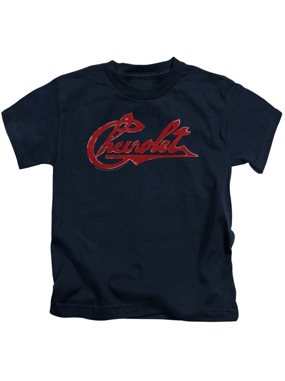 Chevrolet - Chevrolet Script Distressed - Juvenile Short Sleeve Shirt - 7