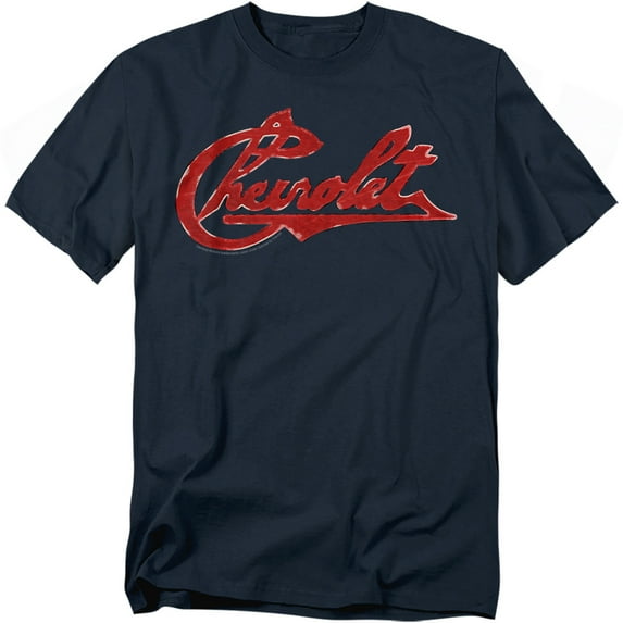 Chevrolet Chevrolet Script Distressed Officially Licensed Adult T-Shirt M