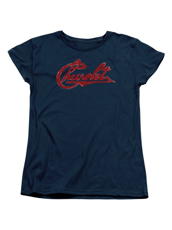 Chevrolet - Chevrolet Script Distressed - Women's Short Sleeve Shirt - Large