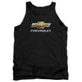 thumbnail image 1 of Chevrolet Chevy Bowtie Stacked Adult Tank Top Black, 1 of 1