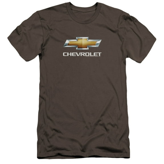 Chevrolet - Chevy Bowtie Stacked - Premium Slim Fit Short Sleeve Shirt - Small