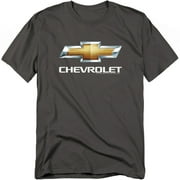 Chevrolet T-Shirt Chevy Bowtie Stacked Unisex Graphic Tee For Men & Women Charcoal