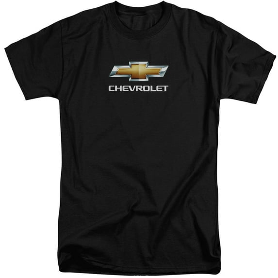 Chevrolet - Chevy Bowtie Stacked - Tall Fit Short Sleeve Shirt - XXX-Large
