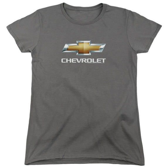 Chevrolet - Chevy Bowtie Stacked - Women's Short Sleeve Shirt - Large