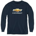 thumbnail image 1 of Chevrolet - Chevy Bowtie Stacked - Youth Long Sleeve Shirt - Medium, 1 of 2