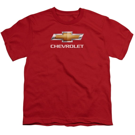 Chevrolet - Chevy Bowtie Stacked - Youth Short Sleeve Shirt - Small