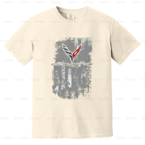 Chevrolet Chevy Corvette C8 Pullover Modern Sports Car Supercar Auto Comfort Color T-Shirt Unisex, up to 4XL