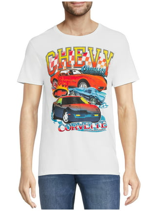 Buy Men's Retro Corvette Apparel Tee Shirts T Shirt Short Sleeve Tshirt for  Men Youth Boys Plus Size Vintage Tshirt Online at desertcartSeychelles