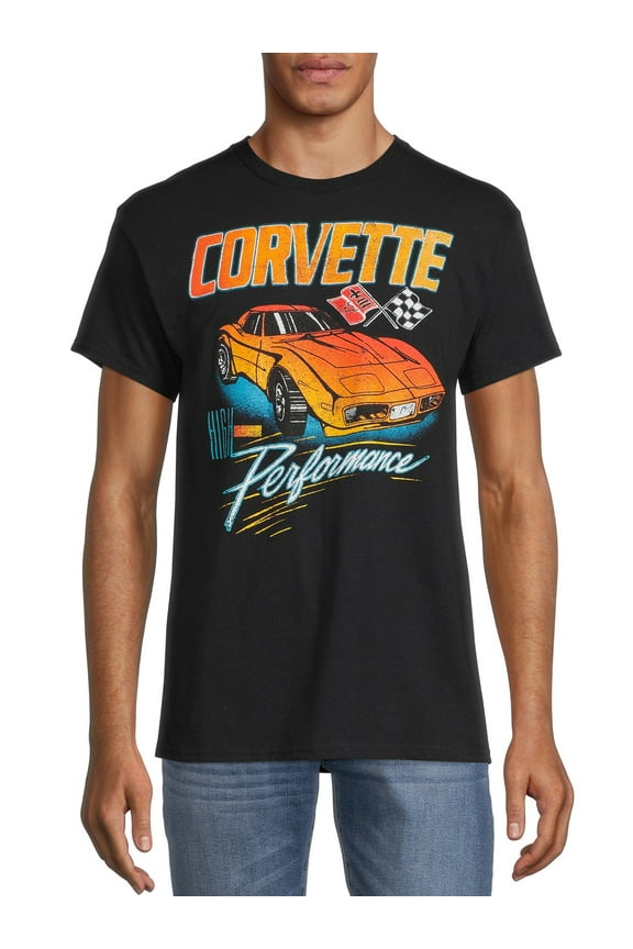Chevy Men's Corvette Graphic Tee with Short Sleeves