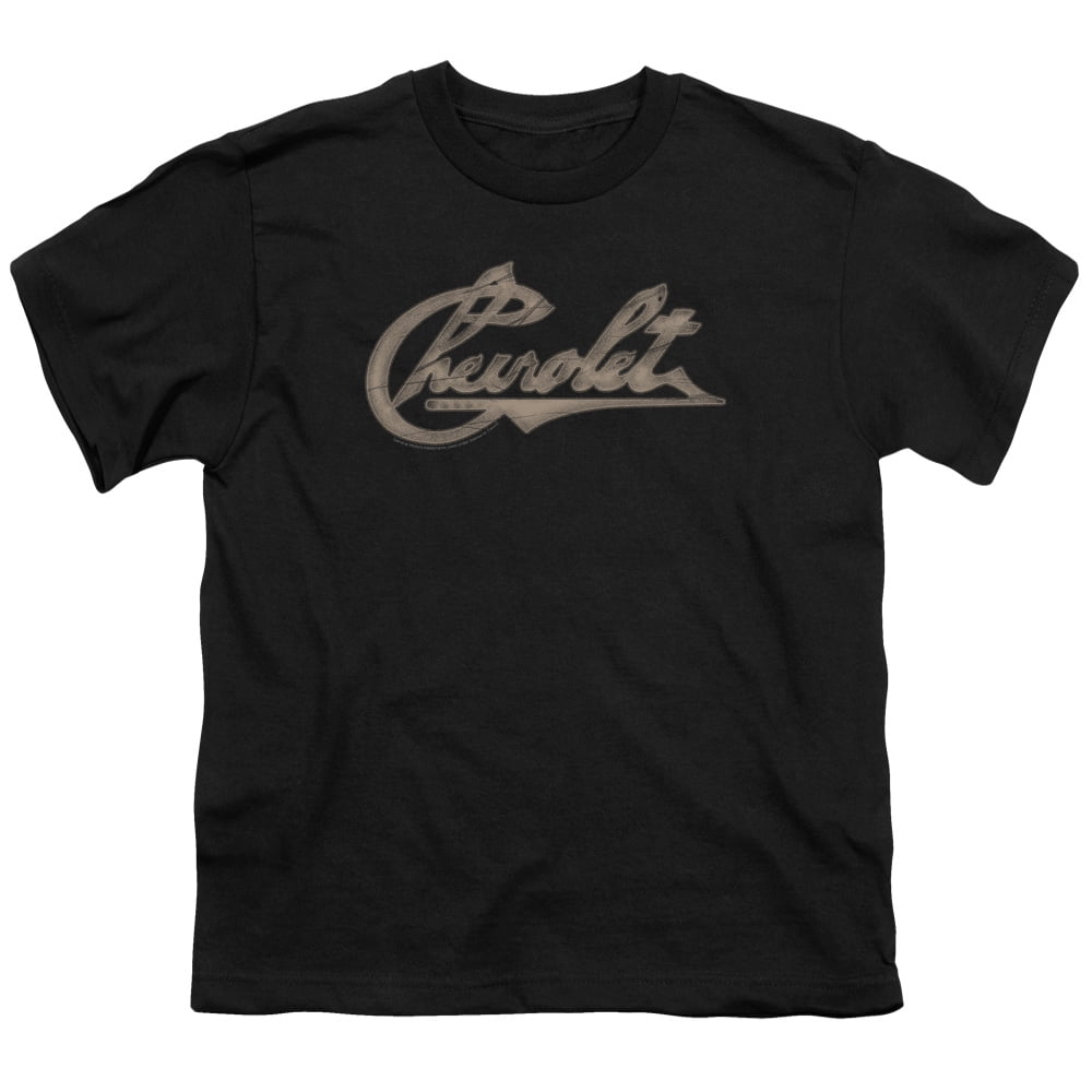 Chevrolet Chevy Script S/S Youth 18/1 T-Shirt Black - Walmart.com