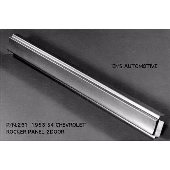 Chevrolet Chevy Special DeLuxe Bel Air Outer Rocker Right 1953-1954 #261R EMS