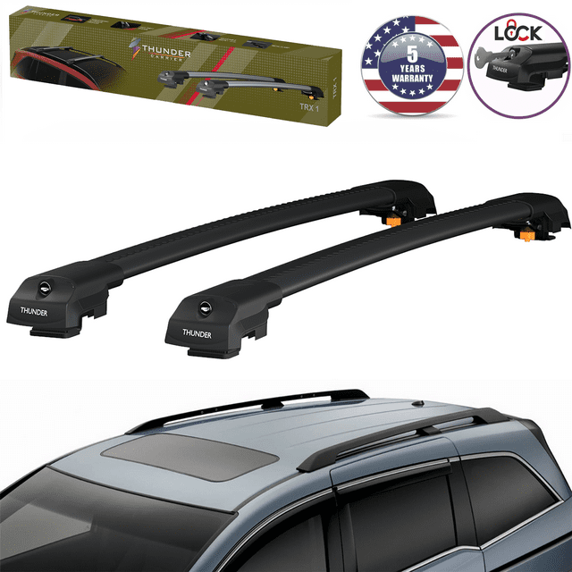 Chevrolet Chevy Traverse 2018-2022 Black Aluminium Roof RackS Cross ...