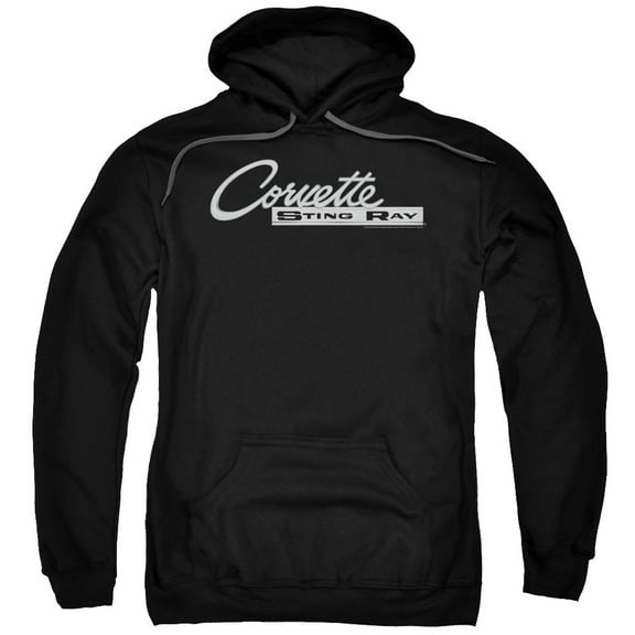 Chevrolet - Chrome Stingray Logo - Pull-Over Hoodie - Large