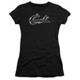 thumbnail image 1 of Chevrolet - Chrome Vintage Chevy Bowtie - Juniors Teen Girls Cap Sleeve Shirt - Large, 1 of 2