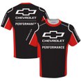 thumbnail image 1 of Men's Checkered Flag Sports  Black Chevrolet Uniform T-Shirt, 1 of 3