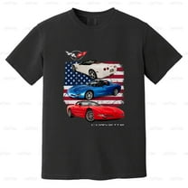 Chevrolet Corvette 5th Generation Modern Classic Sports Car American Comfort Color T-Shirt Unisex, up to 4XL
