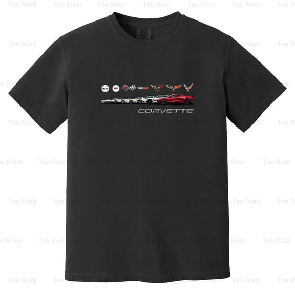 Chevrolet Corvette C1 Classic Car Retro Style Graphic,, Comfort Color T-Shirt Unisex, up to 4XL