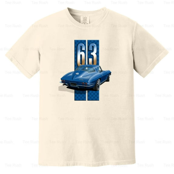 Chevrolet Corvette C3 Stingray Classic American Sports Car Retro Auto, Comfort Color T-Shirt Unisex, up to 4XL