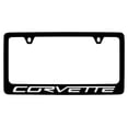 thumbnail image 2 of Eurosport C6 Corvette License Plate Frame – Black On Black (SCP-83779B) 2 of 4