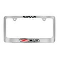 thumbnail image 1 of Chevrolet Corvette C6 Z06 Chrome Plated Metal License Plate Frame Holder, 1 of 4