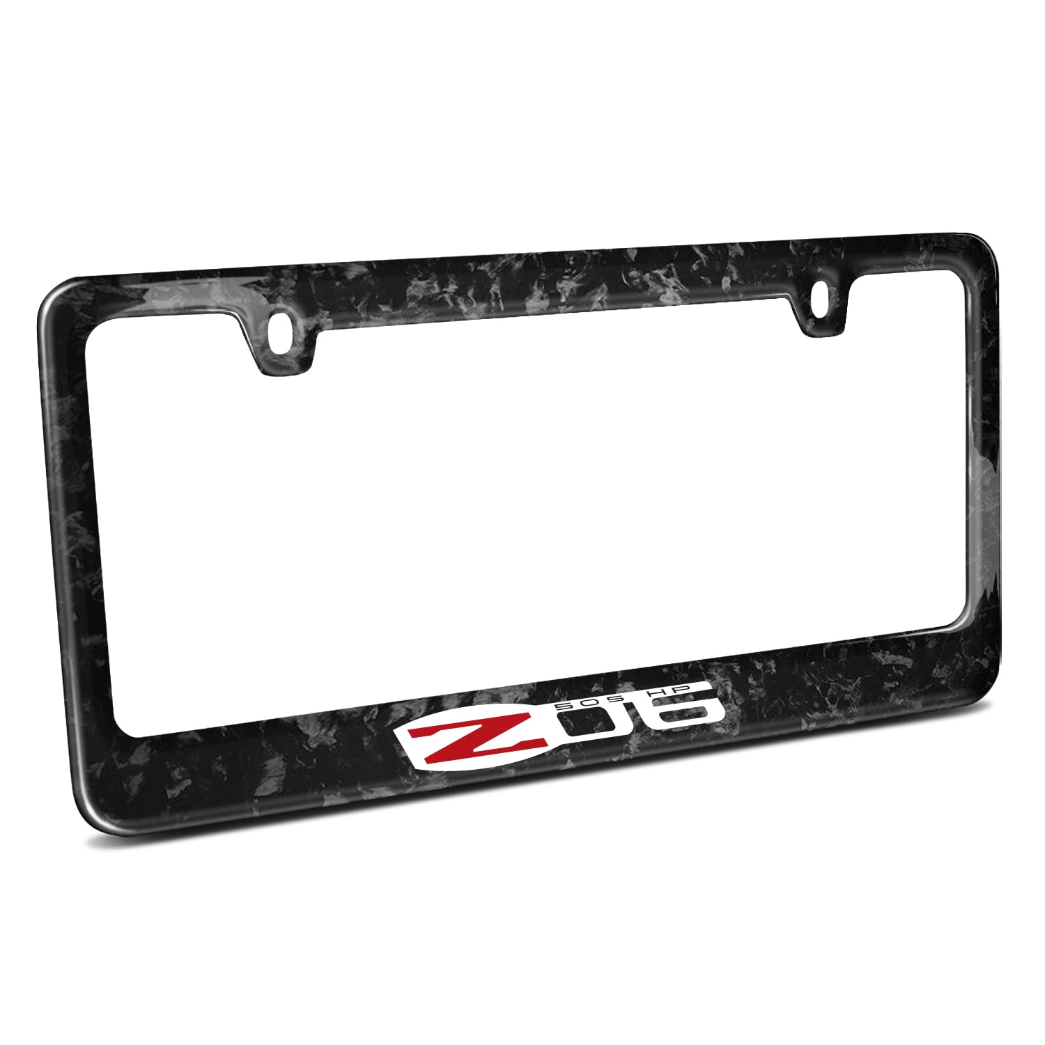 Chevrolet Corvette C6 Z06 Real Black Forged Carbon Fiber License Plate ...