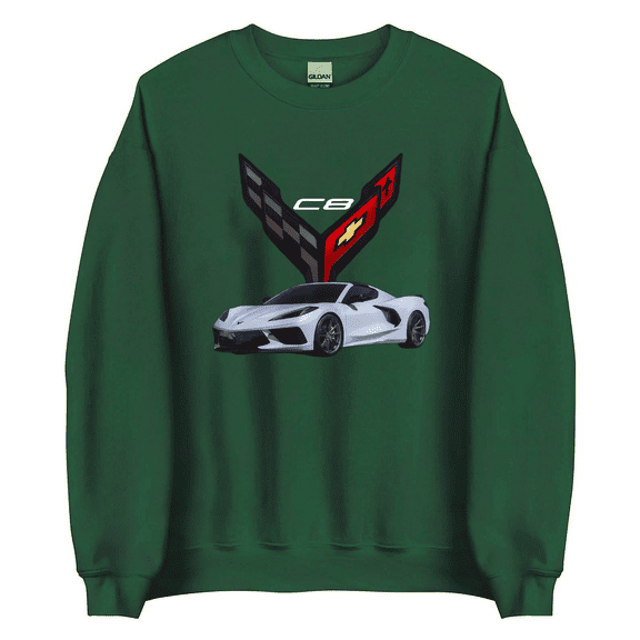 Chevrolet Corvette C8 t-shirt unisex tee fan gift