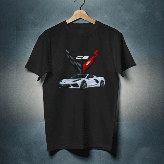 Chevrolet Corvette C8 t-shirt unisex tee fan gift