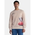 thumbnail image 1 of Chevrolet Corvette Men's & Big Men's Graphic Mineral Washed Sweatshirt, Sizes XS-3XL, 1 of 5