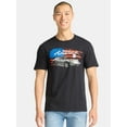 thumbnail image 1 of Chevrolet Corvette, Men's & Big Men's Graphic T-Shirt, Patriot Vette, Sizes S-3XL, 1 of 5