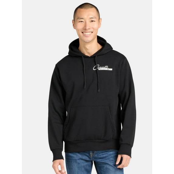 Chevrolet Corvette Men's Graphic Print Hoodie with Long Sleeves, Sizes S-2XL