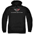 thumbnail image 1 of Chevrolet - Corvette Modern Emblem - Pull-Over Hoodie - Small, 1 of 2