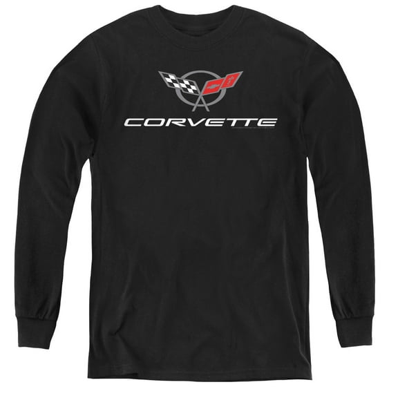 Chevrolet - Corvette Modern Emblem - Youth Long Sleeve Shirt - Large