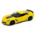 thumbnail image 1 of Chevrolet Corvette Z06 Diecast Model 1:24 scale Yellow Welly, 1 of 1