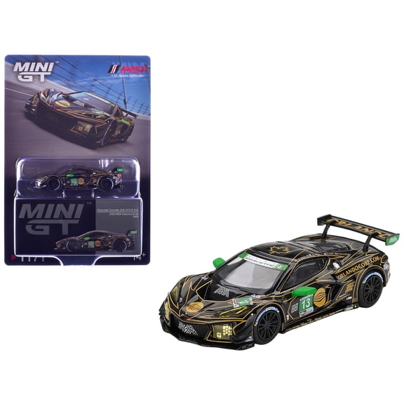 Chevrolet Corvette Z06 GT3.R #13 "AWA" GTD Class Winner IMSA "24 Hours of Daytona" (2025) 1/64 Diecast Model Car by Mini GT