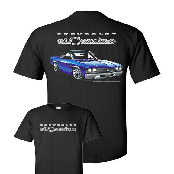 Chevrolet El Camino Mens T-Shirt (Licensed) Johny Rockstar Brand