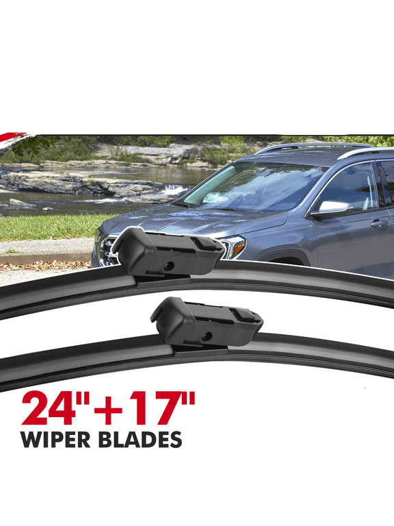 Chevrolet Equinox 2010-2017, GMC Terrain 2010-2017 Windshield Wiper Blades Top Lock 24"+17"